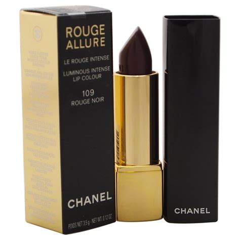 chanel rouge allure rouge noir 109